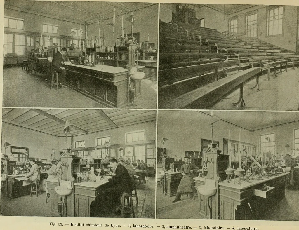 An illustration from Revue générale des mati`eres colorantes et des industries qui s'y rattachent, 1908, leaf 168