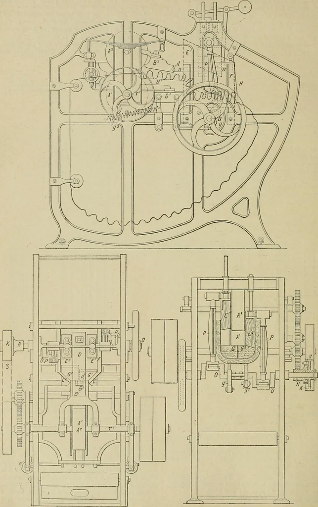 An illustration from Revue générale des mati`eres colorantes et des industries qui s'y rattachent, 1908, leaf 357