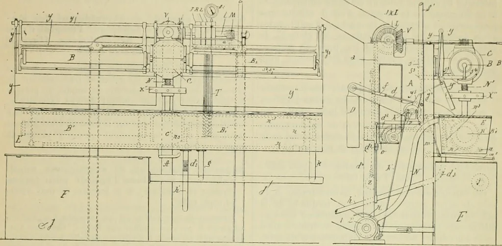 An illustration from Revue générale des mati`eres colorantes et des industries qui s'y rattachent, 1908, leaf 440