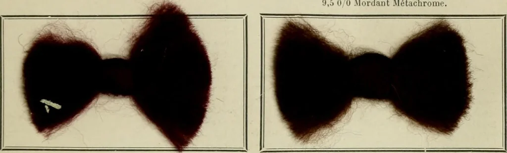 An illustration from Revue générale des mati`eres colorantes et des industries qui s'y rattachent, 1908, leaf 126
