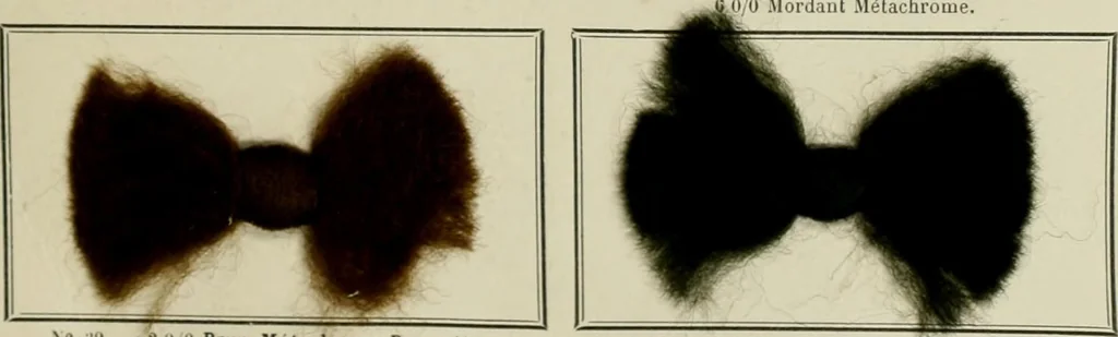 An illustration from Revue générale des mati`eres colorantes et des industries qui s'y rattachent, 1908, leaf 126