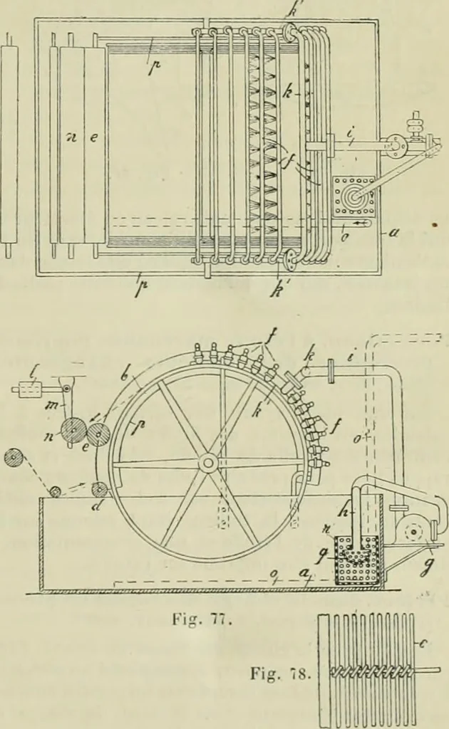 An illustration from Revue générale des mati`eres colorantes et des industries qui s'y rattachent, 1908, leaf 140