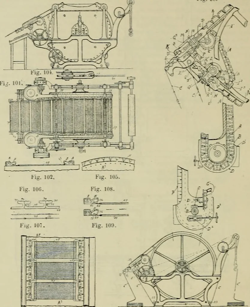 An illustration from Revue générale des mati`eres colorantes et des industries qui s'y rattachent, 1908, leaf 171
