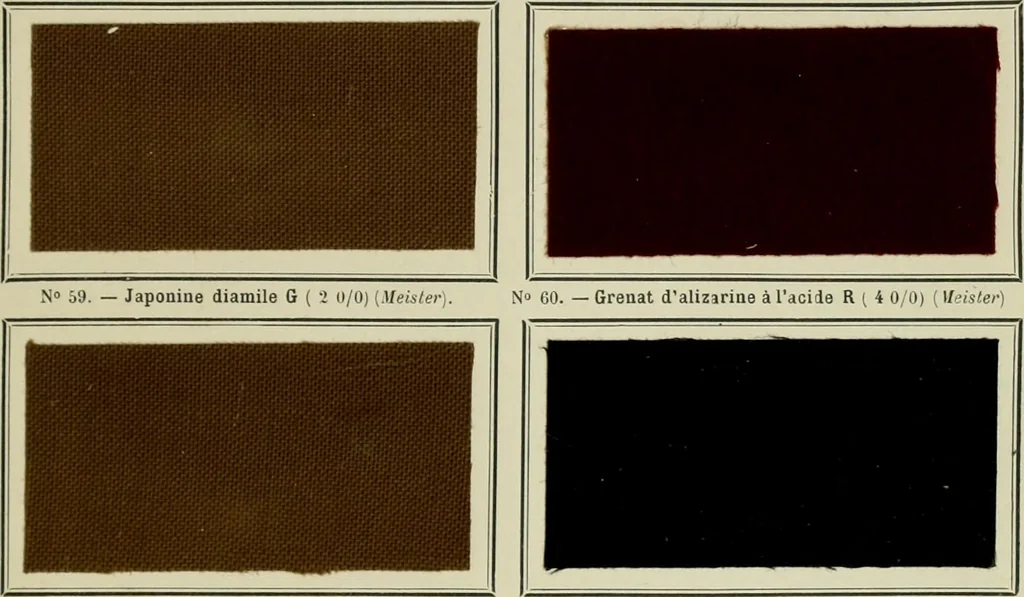 An illustration from Revue générale des mati`eres colorantes et des industries qui s'y rattachent, 1908, leaf 212