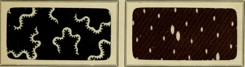 An illustration from Revue générale des mati`eres colorantes et des industries qui s'y rattachent, 1908, leaf 24
