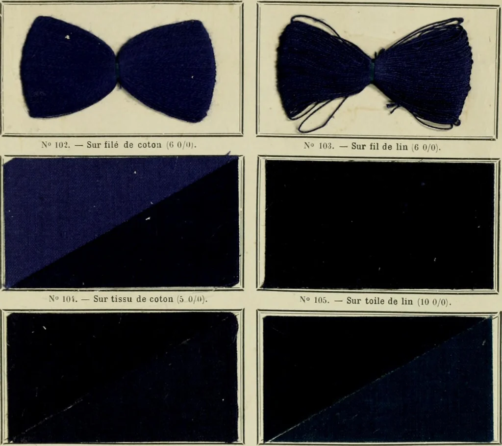 An illustration from Revue générale des mati`eres colorantes et des industries qui s'y rattachent, 1908, leaf 320