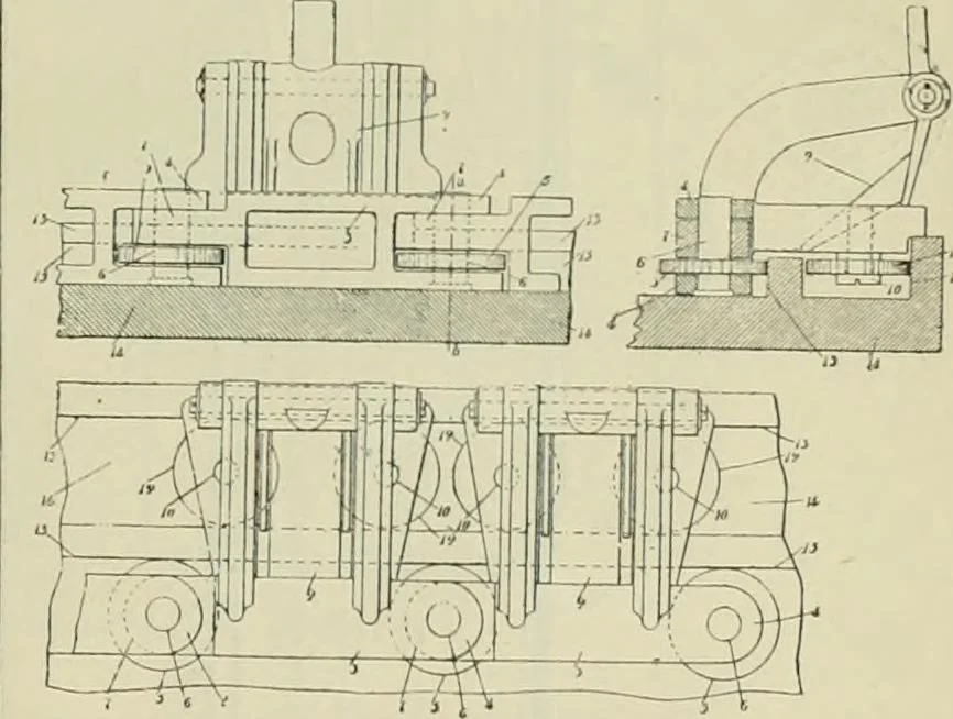 An illustration from Revue générale des mati`eres colorantes et des industries qui s'y rattachent, 1908, leaf 68