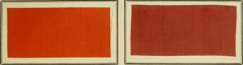 An illustration from Revue générale des mati`eres colorantes et des industries qui s'y rattachent, 1908, leaf 74