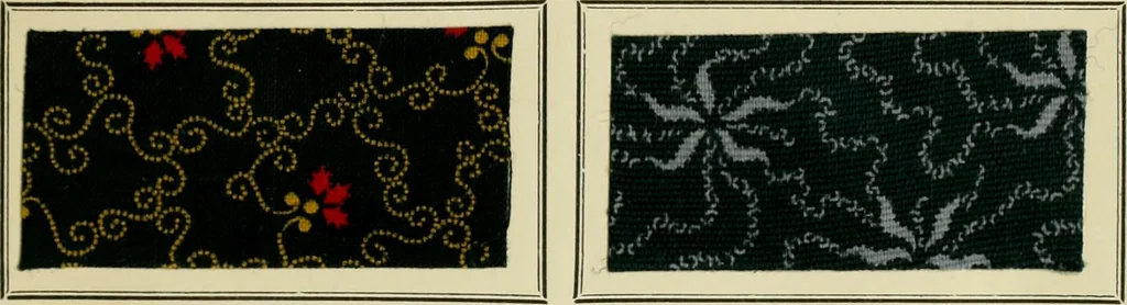 An illustration from Revue générale des mati`eres colorantes et des industries qui s'y rattachent, 1908, leaf 74