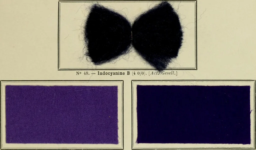 An illustration from Revue générale des mati`eres colorantes et des industries qui s'y rattachent, 1908, leaf 198