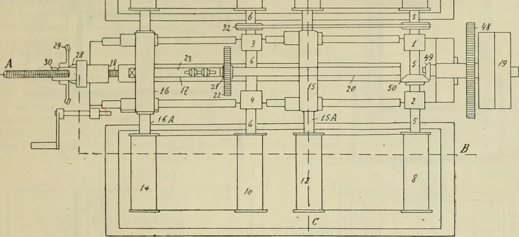 An illustration from Revue générale des mati`eres colorantes et des industries qui s'y rattachent, 1908, leaf 222