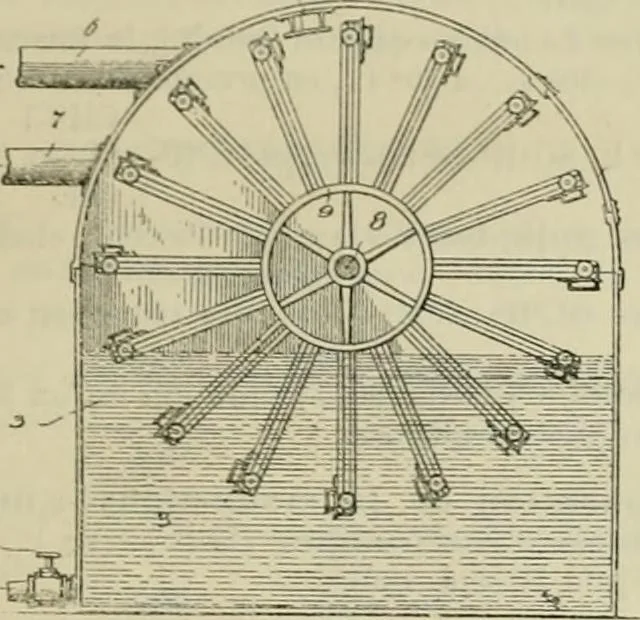An illustration from Revue générale des mati`eres colorantes et des industries qui s'y rattachent, 1908, leaf 26