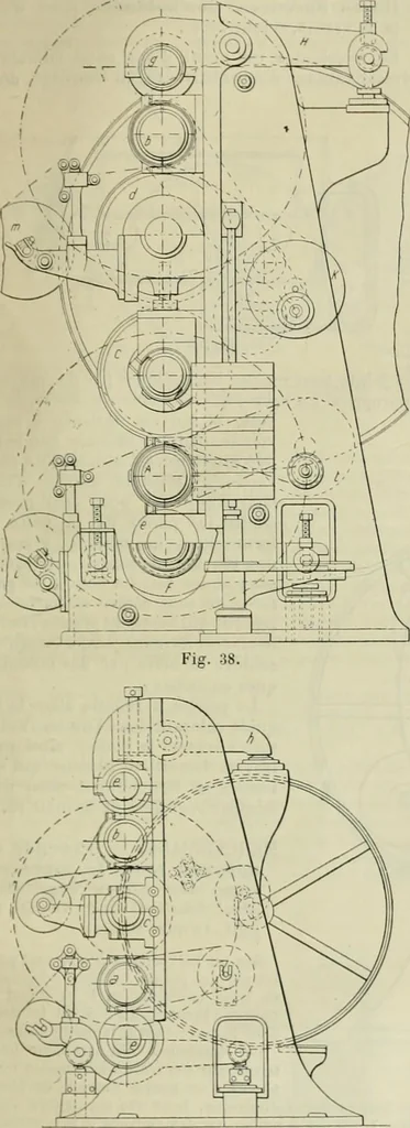 An illustration from Revue générale des mati`eres colorantes et des industries qui s'y rattachent, 1908, leaf 62