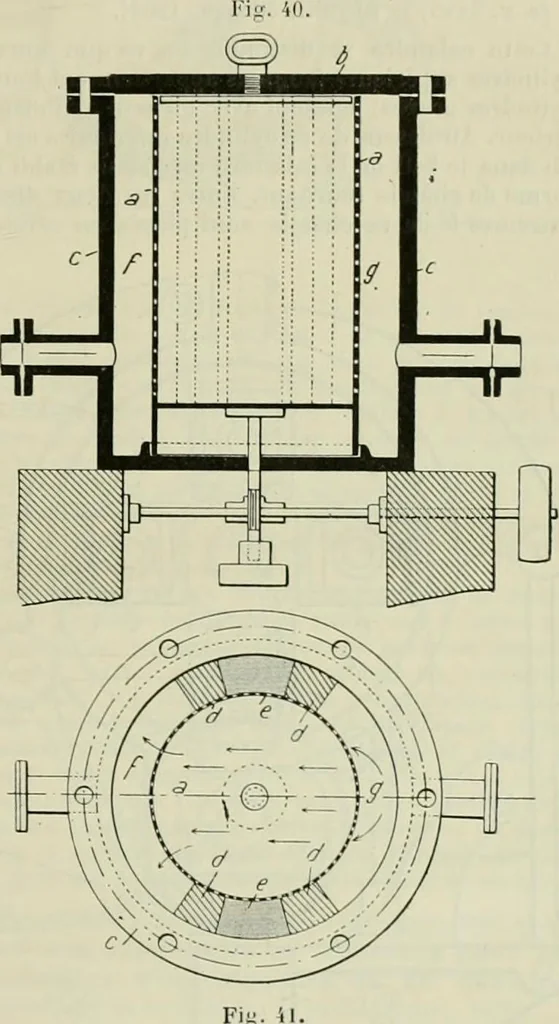 An illustration from Revue générale des mati`eres colorantes et des industries qui s'y rattachent, 1908, leaf 62