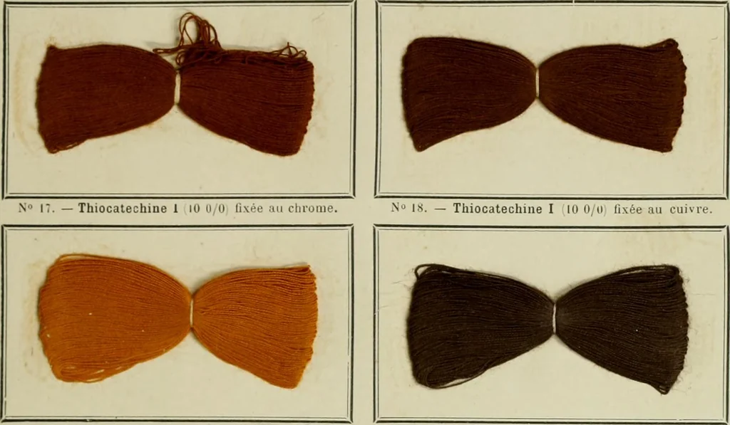 An illustration from Revue générale des mati`eres colorantes et des industries qui s'y rattachent, 1908, leaf 86