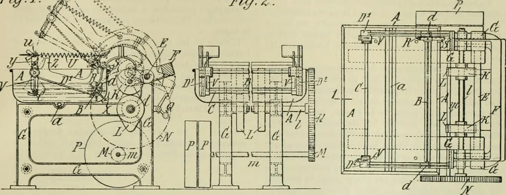 An illustration from Revue générale des mati`eres colorantes et des industries qui s'y rattachent, 1908, leaf 280