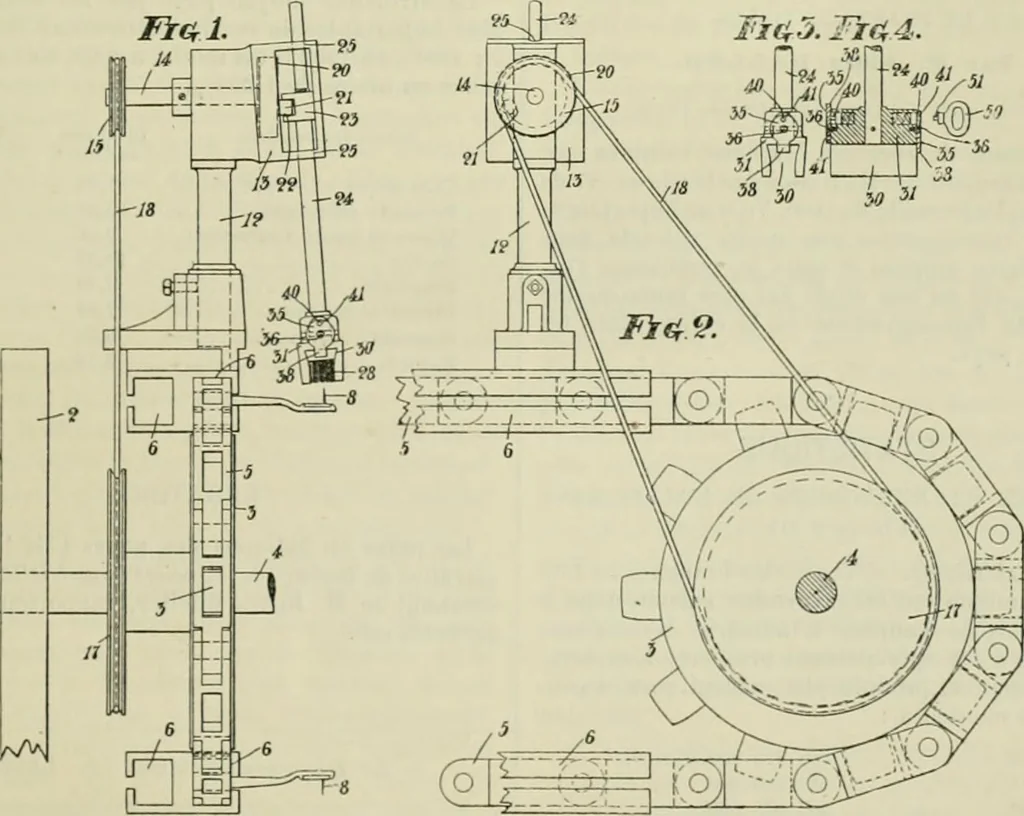 An illustration from Revue générale des mati`eres colorantes et des industries qui s'y rattachent, 1908, leaf 280