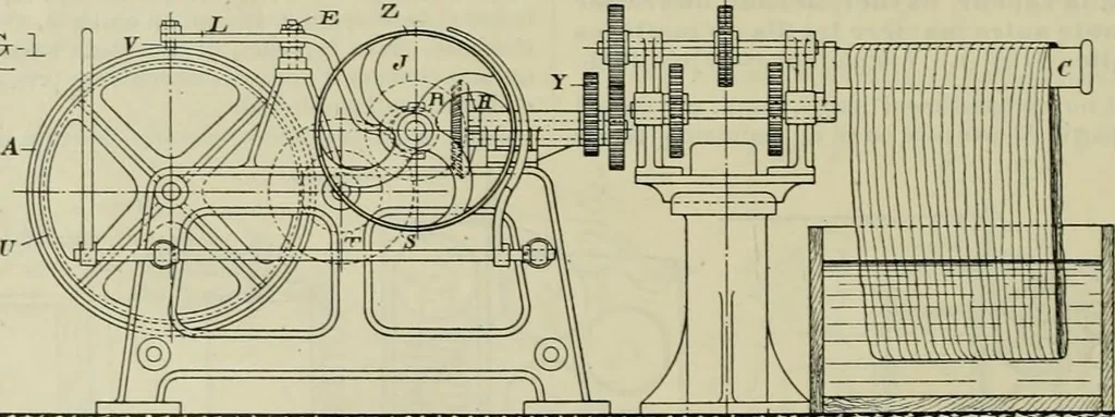 An illustration from Revue générale des mati`eres colorantes et des industries qui s'y rattachent, 1908, leaf 33