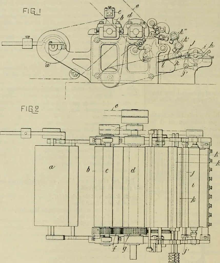 An illustration from Revue générale des mati`eres colorantes et des industries qui s'y rattachent, 1908, leaf 347