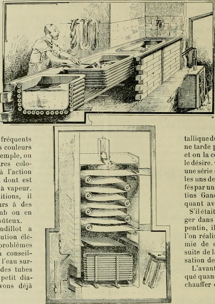 An illustration from Revue générale des mati`eres colorantes et des industries qui s'y rattachent, 1908, leaf 353