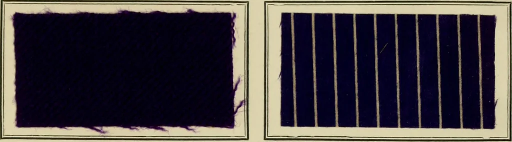 An illustration from Revue générale des mati`eres colorantes et des industries qui s'y rattachent, 1908, leaf 406
