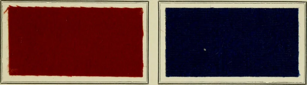 An illustration from Revue générale des mati`eres colorantes et des industries qui s'y rattachent, 1908, leaf 54