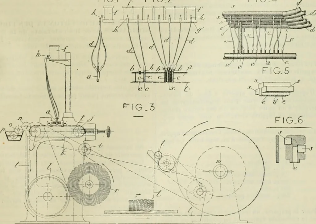 An illustration from Revue générale des mati`eres colorantes et des industries qui s'y rattachent, 1908, leaf 76