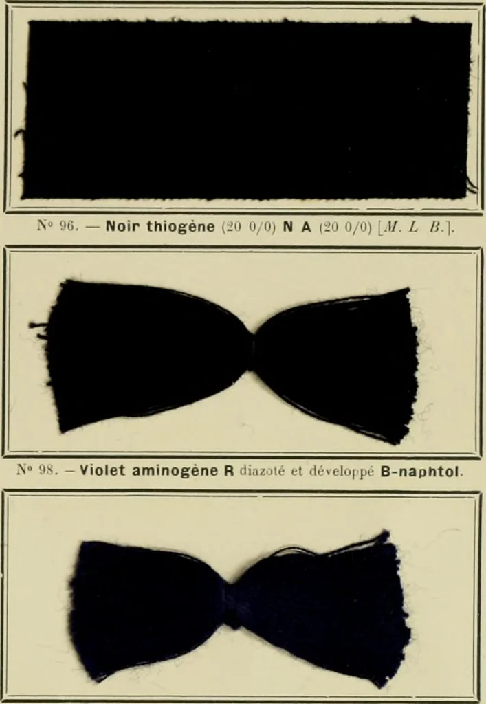 An illustration from Revue générale des mati`eres colorantes et des industries qui s'y rattachent, 1908, leaf 272