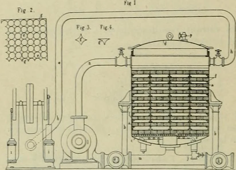 An illustration from Revue générale des mati`eres colorantes et des industries qui s'y rattachent, 1908, leaf 317