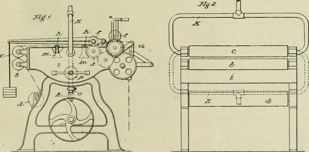 An illustration from Revue générale des mati`eres colorantes et des industries qui s'y rattachent, 1908, leaf 426