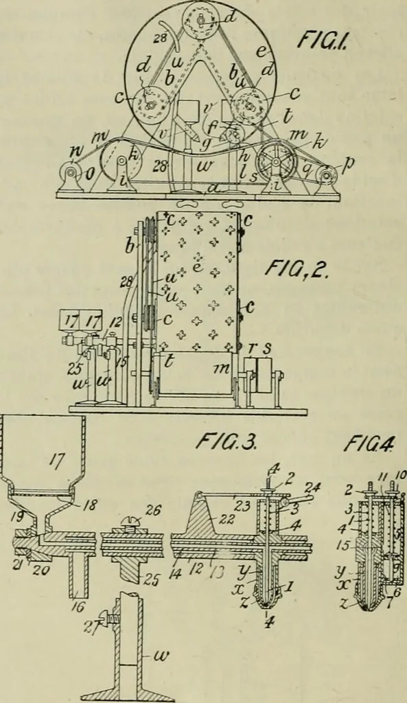 An illustration from Revue générale des mati`eres colorantes et des industries qui s'y rattachent, 1908, leaf 45