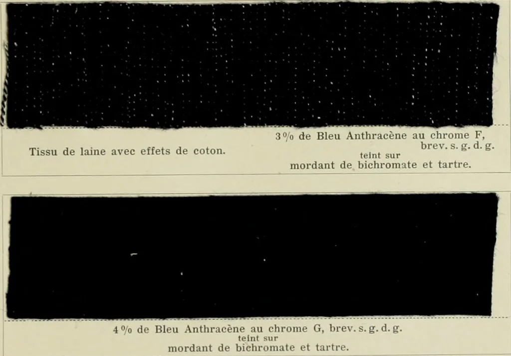 An illustration from Revue générale des mati`eres colorantes et des industries qui s'y rattachent, 1908, leaf 112