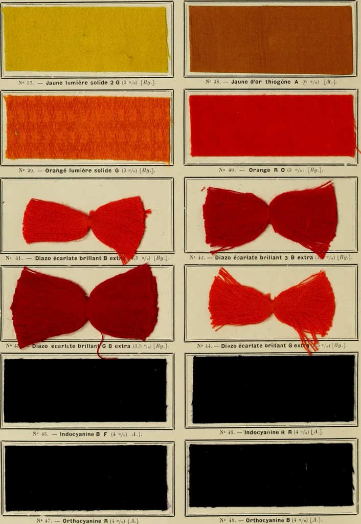An illustration from Revue générale des mati`eres colorantes et des industries qui s'y rattachent, 1908, leaf 121