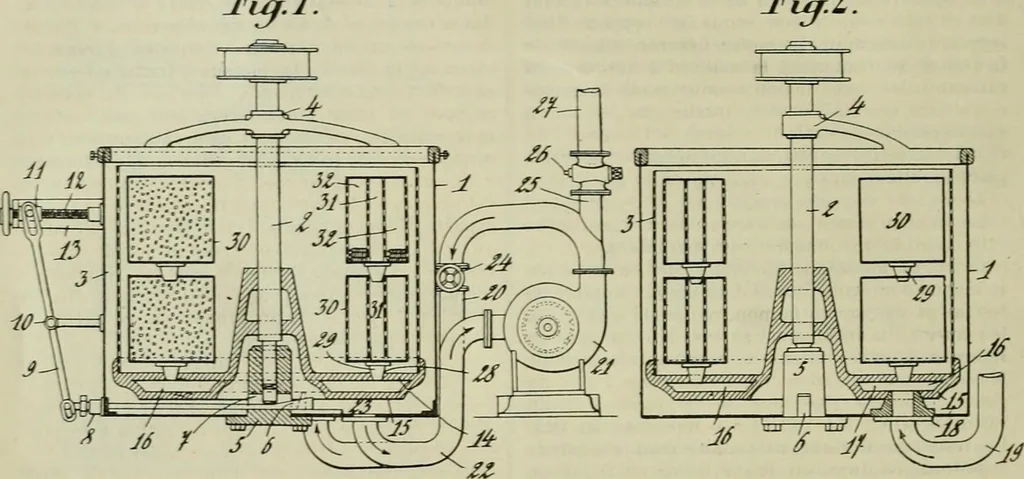 An illustration from Revue générale des mati`eres colorantes et des industries qui s'y rattachent, 1908, leaf 173