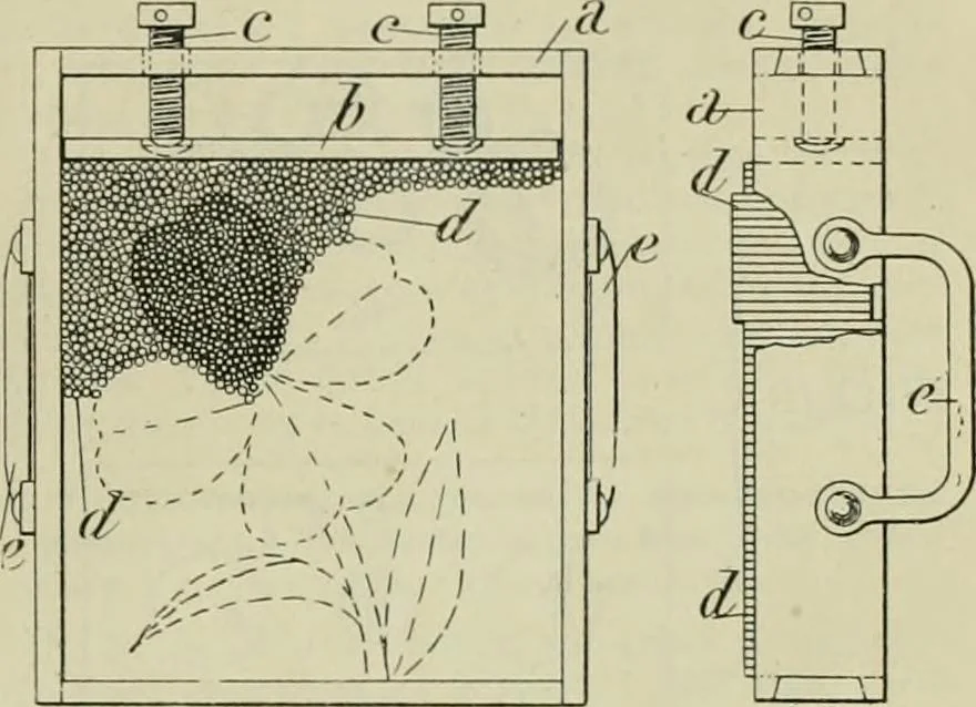 An illustration from Revue générale des mati`eres colorantes et des industries qui s'y rattachent, 1908, leaf 206