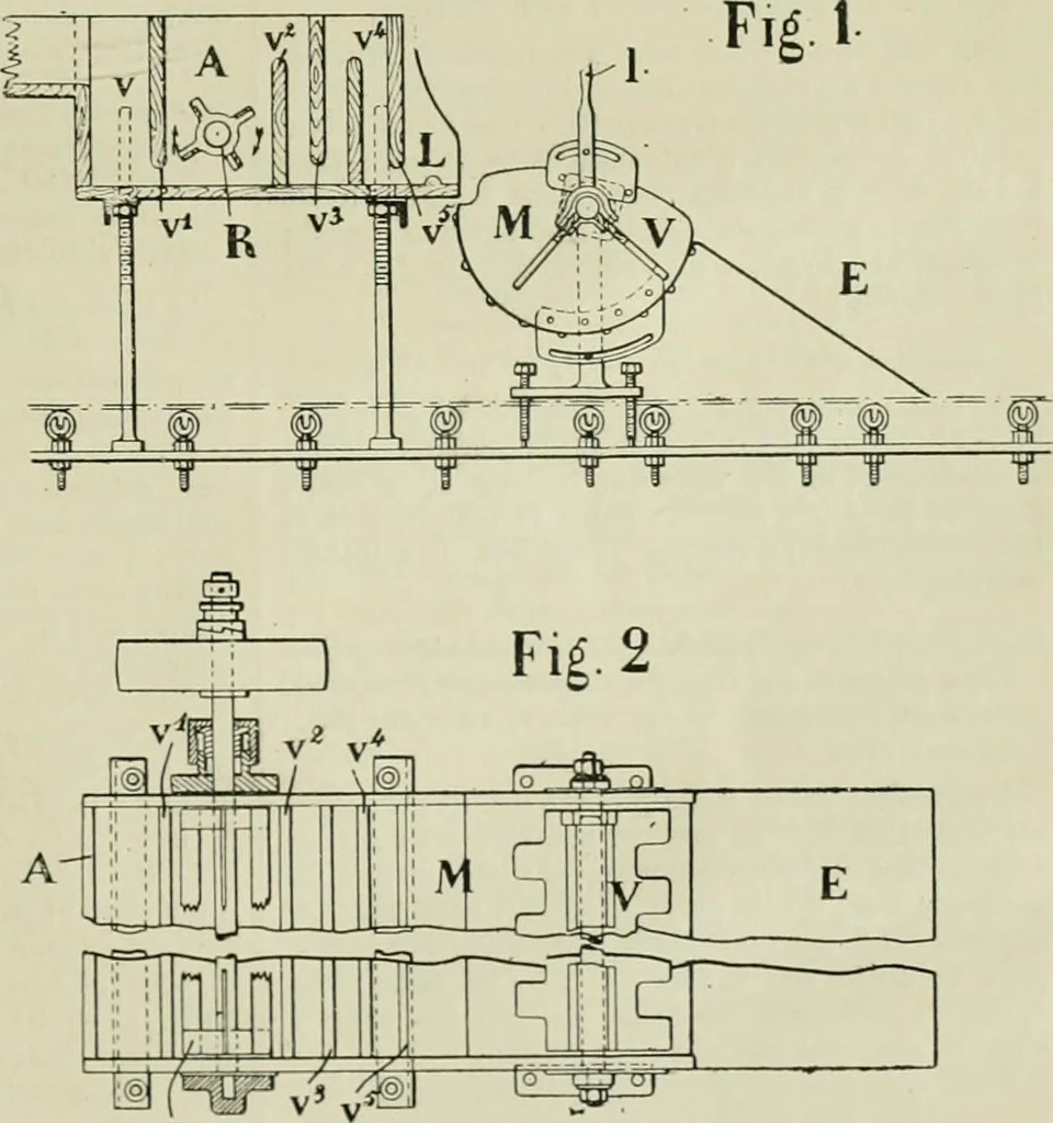 An illustration from Revue générale des mati`eres colorantes et des industries qui s'y rattachent, 1908, leaf 240