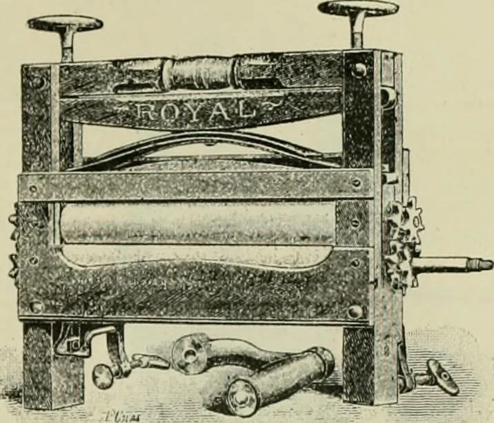 An illustration from Revue générale des mati`eres colorantes et des industries qui s'y rattachent, 1908, leaf 304