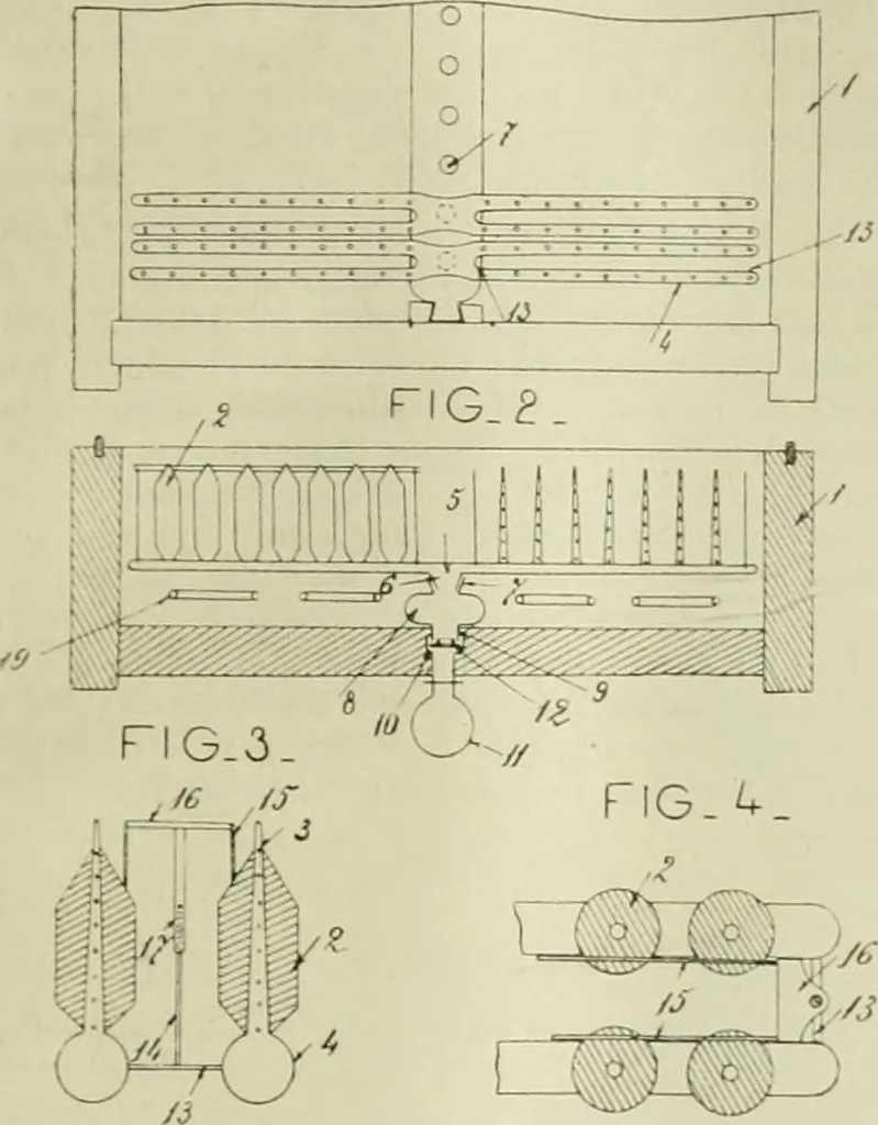 An illustration from Revue générale des mati`eres colorantes et des industries qui s'y rattachent, 1908, leaf 314