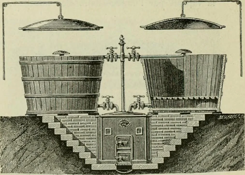 An illustration from Revue générale des mati`eres colorantes et des industries qui s'y rattachent, 1908, leaf 326