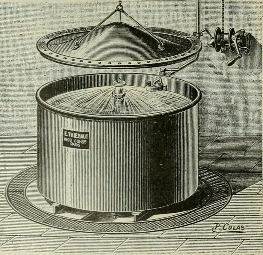 An illustration from Revue générale des mati`eres colorantes et des industries qui s'y rattachent, 1908, leaf 327