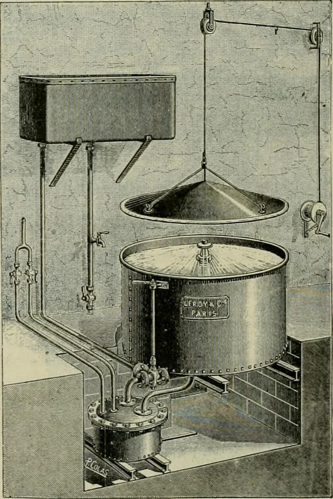 An illustration from Revue générale des mati`eres colorantes et des industries qui s'y rattachent, 1908, leaf 327