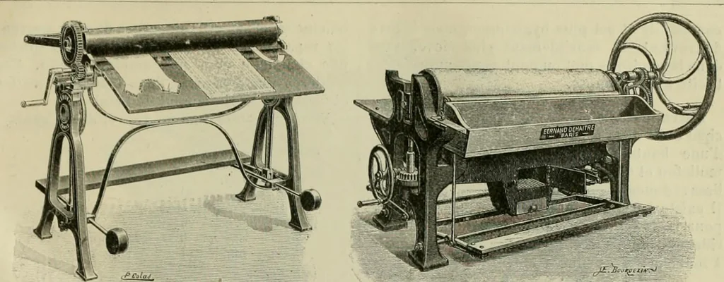 An illustration from Revue générale des mati`eres colorantes et des industries qui s'y rattachent, 1908, leaf 390