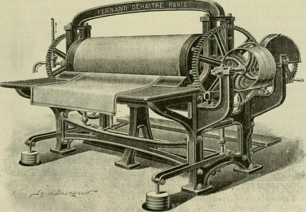 An illustration from Revue générale des mati`eres colorantes et des industries qui s'y rattachent, 1908, leaf 390