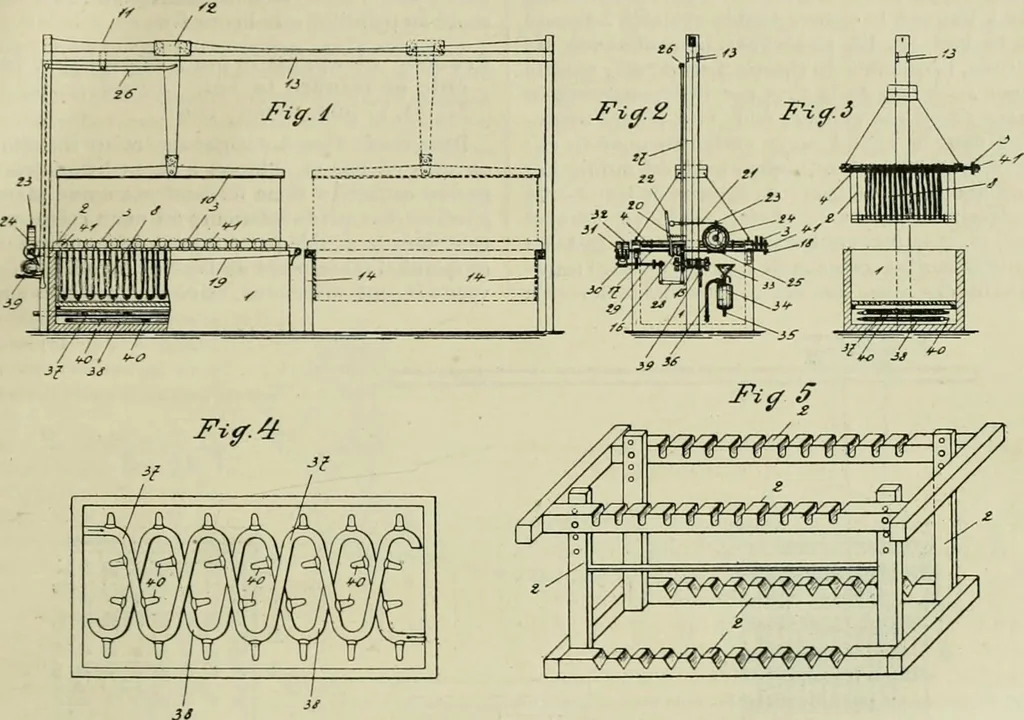 An illustration from Revue générale des mati`eres colorantes et des industries qui s'y rattachent, 1908, leaf 70