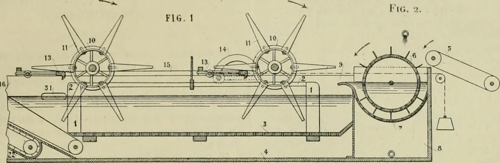 An illustration from Revue générale des mati`eres colorantes et des industries qui s'y rattachent, 1908, leaf 354