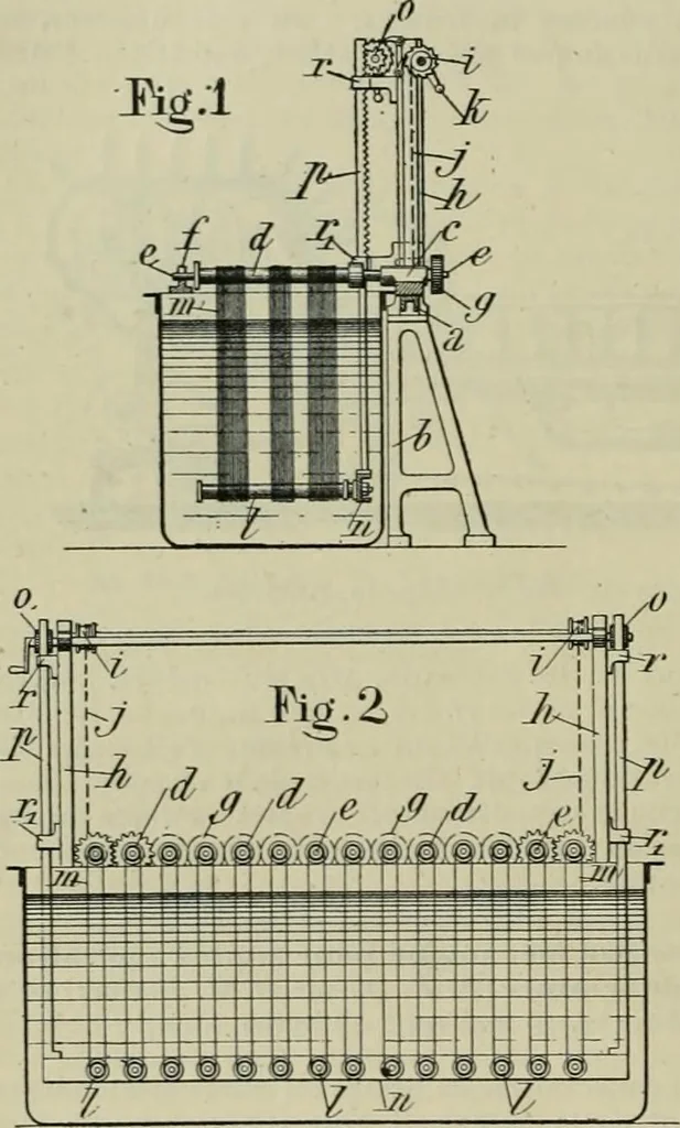 An illustration from Revue générale des mati`eres colorantes et des industries qui s'y rattachent, 1908, leaf 379