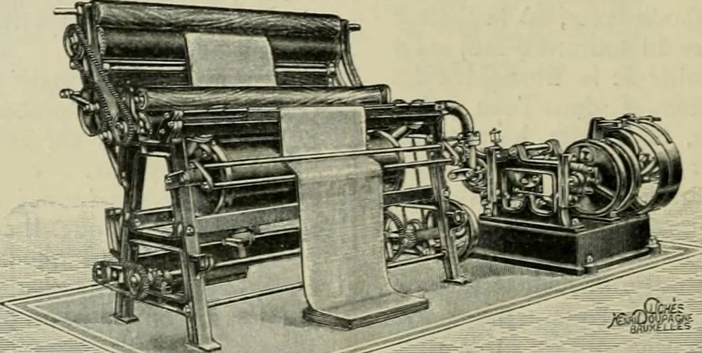 An illustration from Revue générale des mati`eres colorantes et des industries qui s'y rattachent, 1908, leaf 125