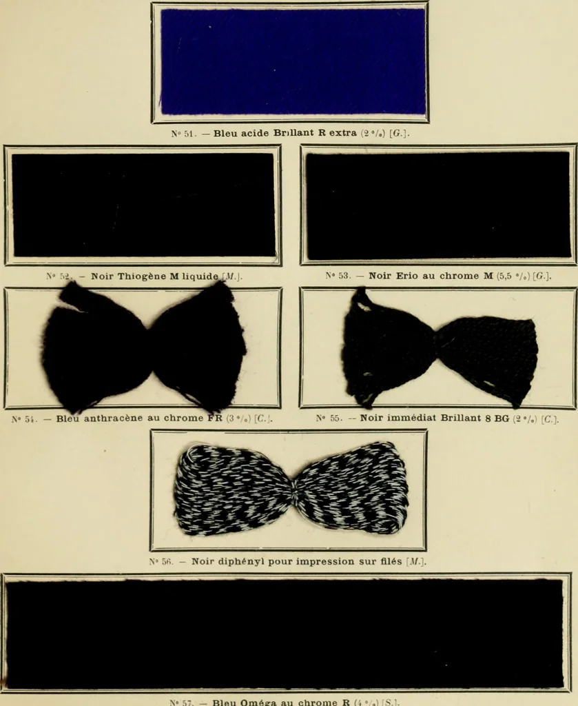 An illustration from Revue générale des mati`eres colorantes et des industries qui s'y rattachent, 1908, leaf 154