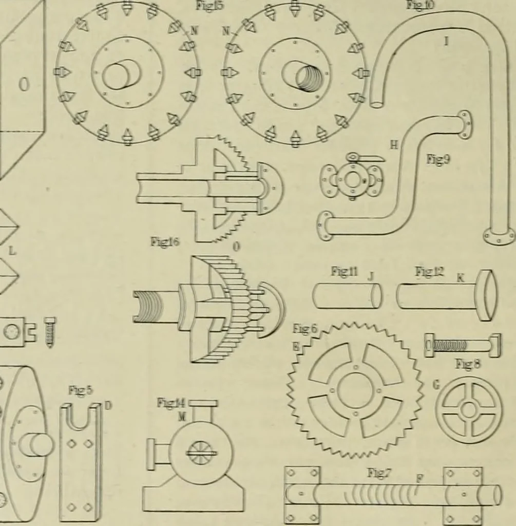 An illustration from Revue générale des mati`eres colorantes et des industries qui s'y rattachent, 1908, leaf 175