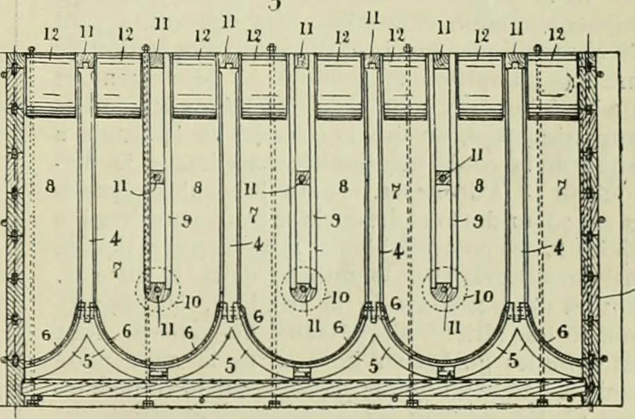 An illustration from Revue générale des mati`eres colorantes et des industries qui s'y rattachent, 1908, leaf 278